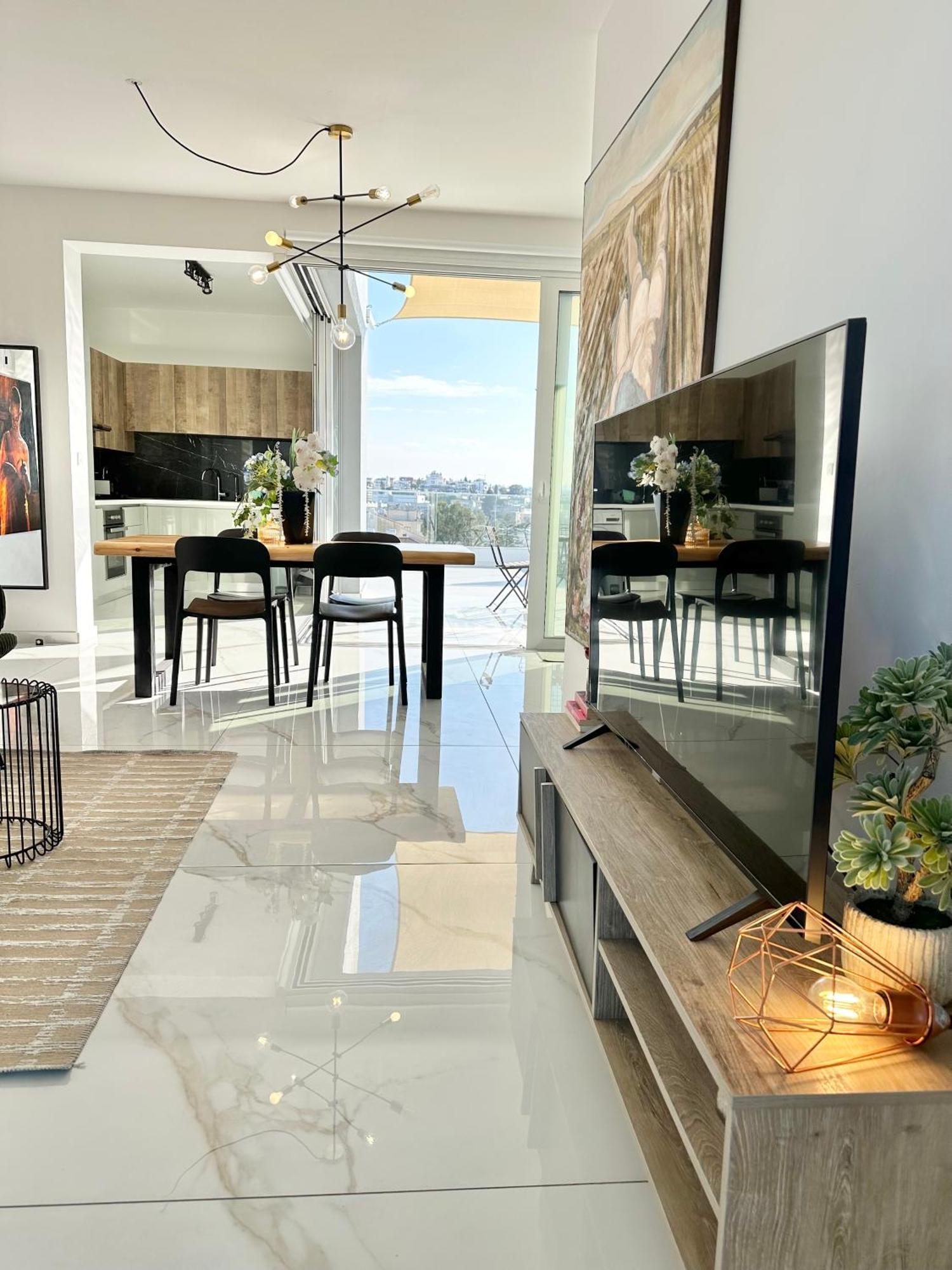 Luxury City Penthouse-Panoramic View-Near Unic Nikosia Exterior foto